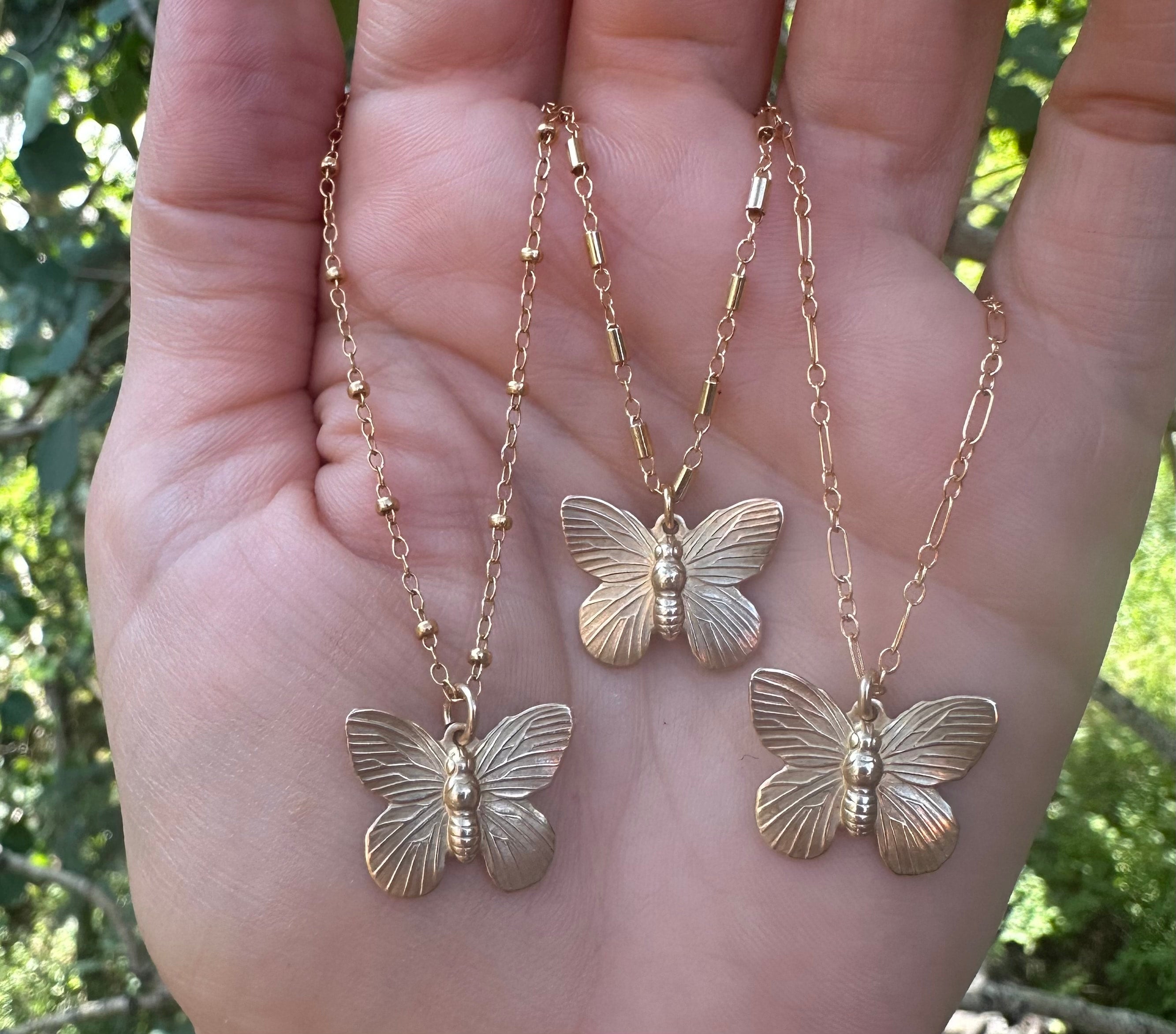 Flutter Away Butterfly Necklace | Luna Alaska Jewelry